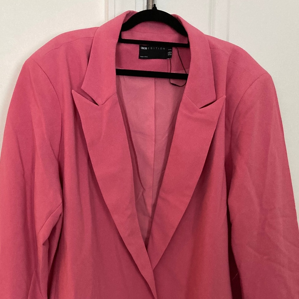 ASOS Edition Oversized Pink Blazer
